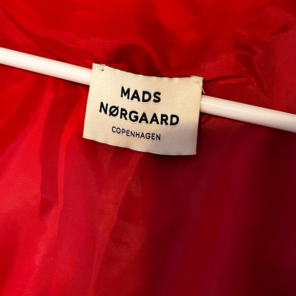 Mads Nørgaard Red Teddy Jacket - Small - Picture 4 of 5